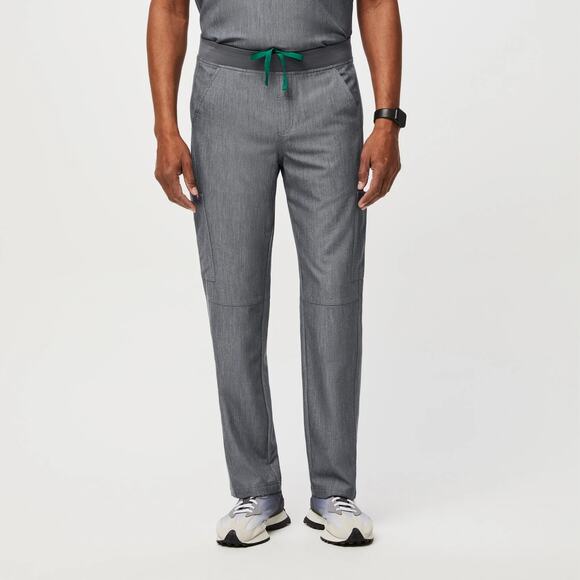 Figs Men's Gray Axim Cargo Straight Leg Scrub Pants Size Large - Picture 1 of 11